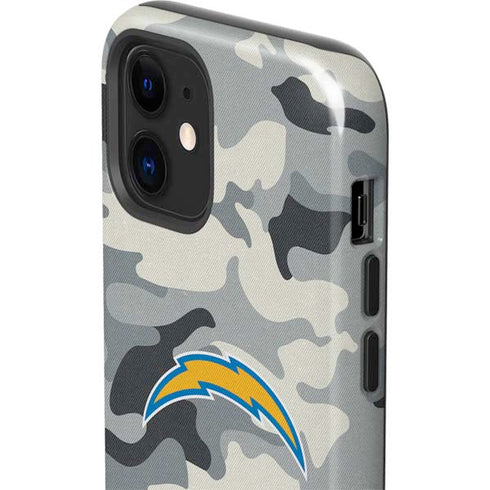 NFL Los Angeles Chargers Camo iPhone 12 Impact Case