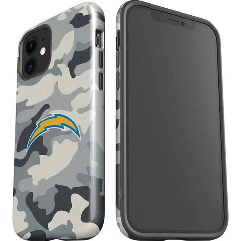 NFL Los Angeles Chargers Camo iPhone 12 Impact Case