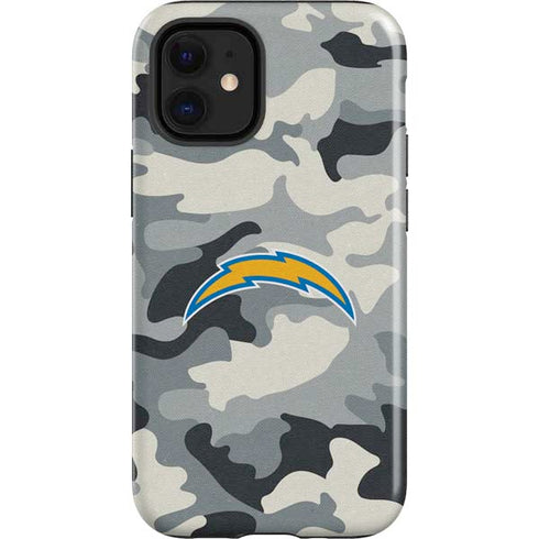 NFL Los Angeles Chargers Camo iPhone 12 Mini Impact Case