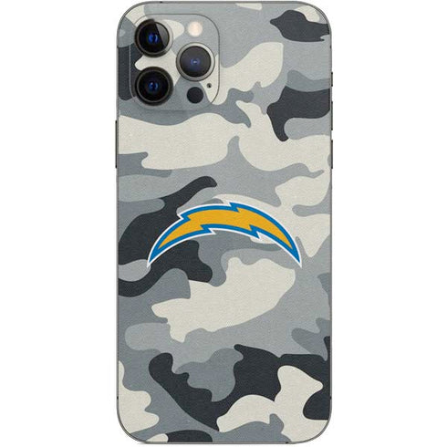 NFL Los Angeles Chargers Camo iPhone 12 Pro Skin
