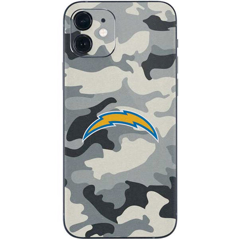 NFL Los Angeles Chargers Camo iPhone 12 Skin