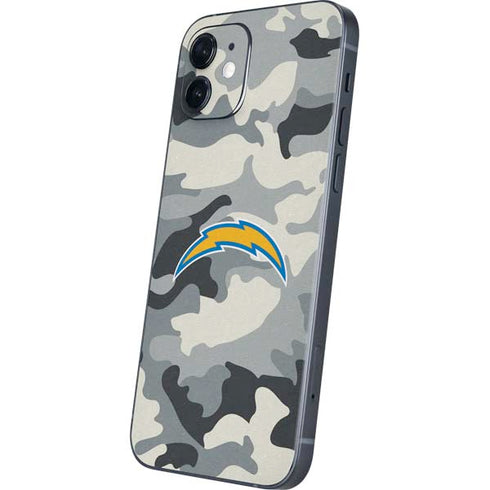NFL Los Angeles Chargers Camo iPhone 12 Skin