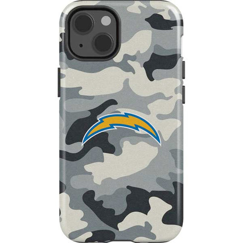NFL Los Angeles Chargers Camo iPhone 13 Impact Case