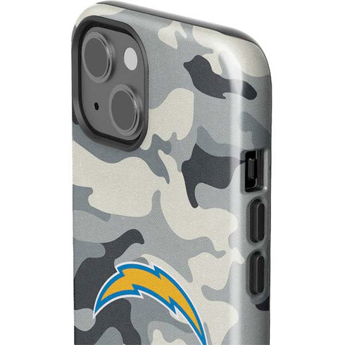 NFL Los Angeles Chargers Camo iPhone 13 Impact Case