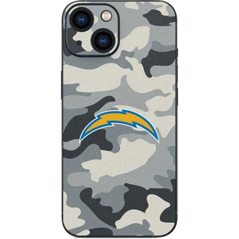 NFL Los Angeles Chargers Camo iPhone 13 Mini Skin