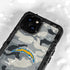 NFL Los Angeles Chargers Camo iPhone 13 Mini Waterproof Case