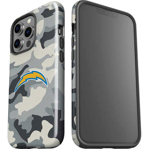 NFL Los Angeles Chargers Camo iPhone 13 Pro Impact Case