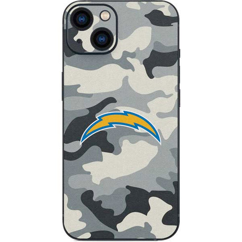 NFL Los Angeles Chargers Camo iPhone 13 Skin