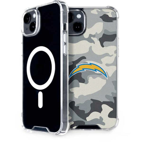 NFL Los Angeles Chargers Camo iPhone 14 MagSafe Case