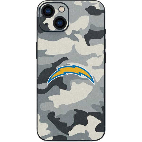 NFL Los Angeles Chargers Camo iPhone 14 Plus Skin