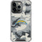 NFL Los Angeles Chargers Camo iPhone 15 Pro Clear Case