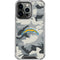 NFL Los Angeles Chargers Camo iPhone 14 Pro Clear Case