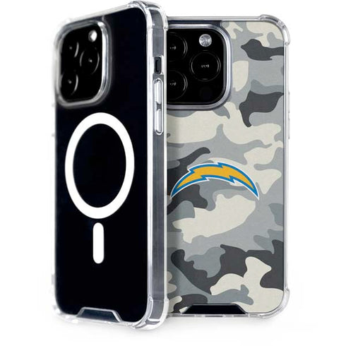NFL Los Angeles Chargers Camo iPhone 15 Pro MagSafe Case