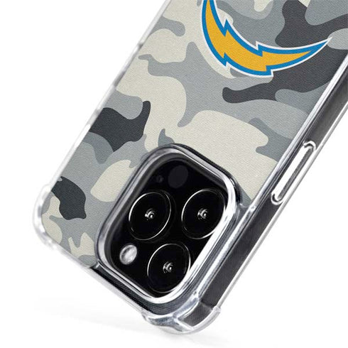 NFL Los Angeles Chargers Camo iPhone 15 Pro MagSafe Case