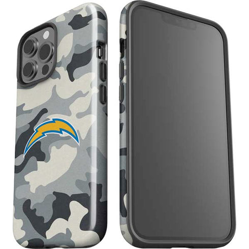 NFL Los Angeles Chargers Camo iPhone 14 Pro Max Impact Case