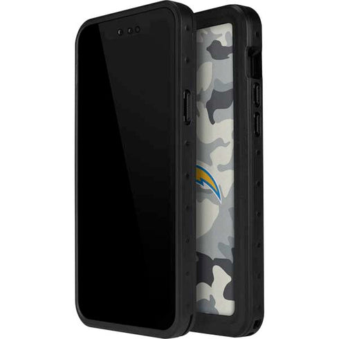 NFL Los Angeles Chargers Camo iPhone 14 Pro Max Waterproof Case