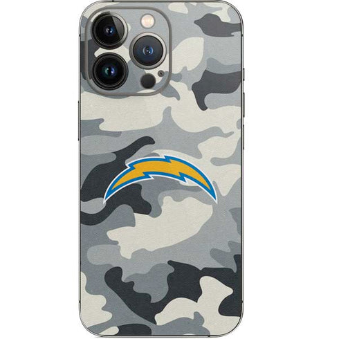 NFL Los Angeles Chargers Camo iPhone 14 Pro Skin
