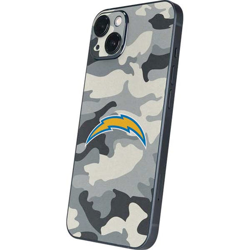 NFL Los Angeles Chargers Camo iPhone 14 Skin