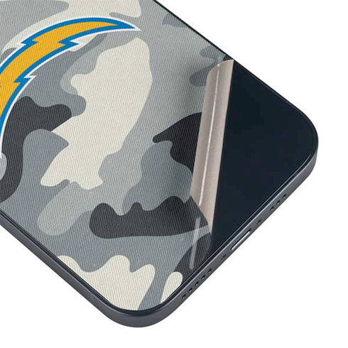 NFL Los Angeles Chargers Camo iPhone 14 Skin