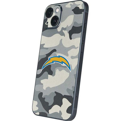NFL Los Angeles Chargers Camo iPhone 15 Skin