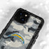 NFL Los Angeles Chargers Camo iPhone 15 Waterproof Case