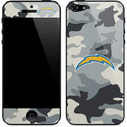 NFL Los Angeles Chargers Camo iPhone 5/5s/5SE Skin