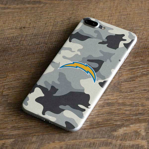 NFL Los Angeles Chargers Camo iPhone 7 Plus Skin
