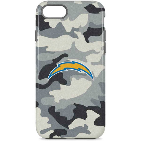 NFL Los Angeles Chargers Camo iPhone 8 Pro Case