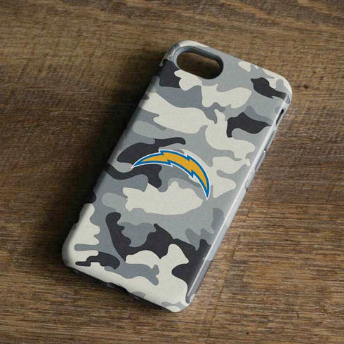 NFL Los Angeles Chargers Camo iPhone 8 Pro Case