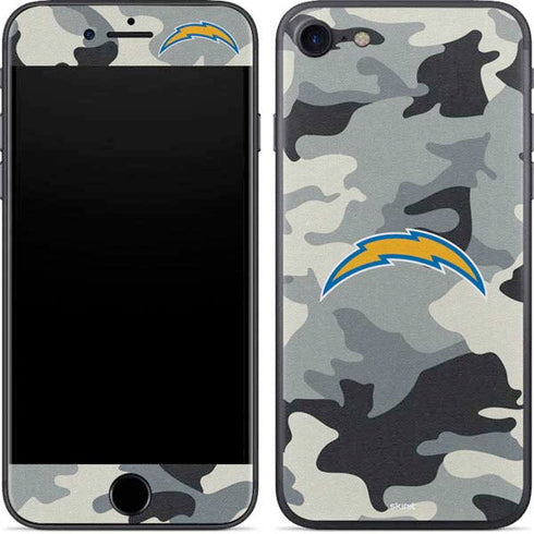 NFL Los Angeles Chargers Camo iPhone SE (2nd & 3rd Gen) Skin