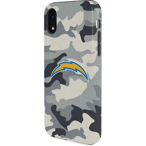 NFL Los Angeles Chargers Camo iPhone XR Pro Case