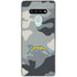 NFL Los Angeles Chargers Camo LG Stylo 6 Clear Case