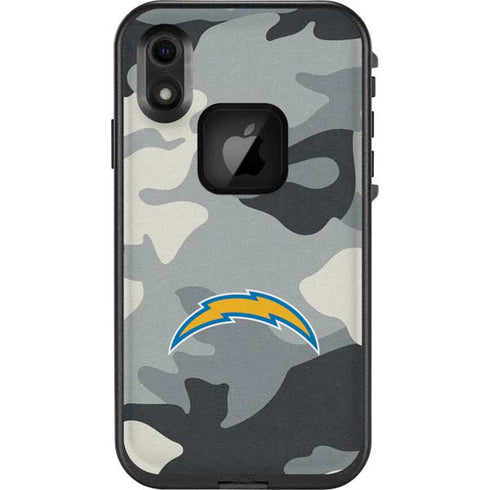 NFL Los Angeles Chargers Camo LifeProof Fre iPhone Skin