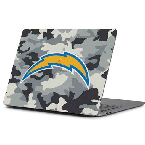 NFL Los Angeles Chargers Camo Apple MacBook Pro 13-inch Skin