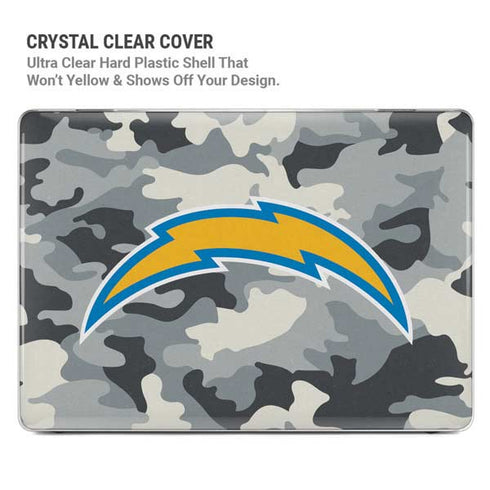 NFL Los Angeles Chargers Camo MacBook Pro 13in (2020) Case plus Skin