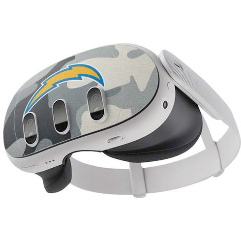 NFL Los Angeles Chargers Camo Meta Quest 3 Skin