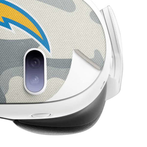 NFL Los Angeles Chargers Camo Meta Quest 3 Skin