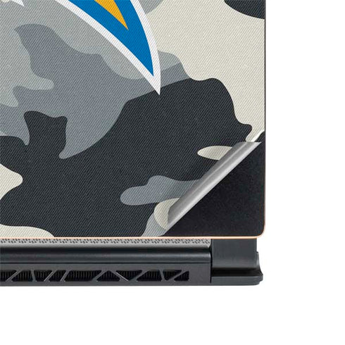 NFL Los Angeles Chargers Camo MSI GS65 Stealth Laptop Skin