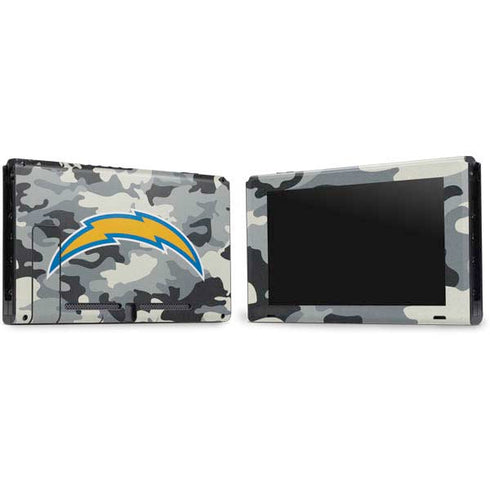 NFL Los Angeles Chargers Camo Nintendo Switch Bundle Skin