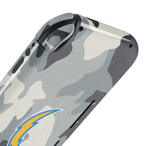 NFL Los Angeles Chargers Camo Nintendo Switch Lite Skin