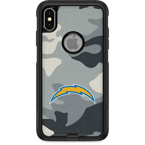 NFL Los Angeles Chargers Camo Otterbox Commuter iPhone Skin