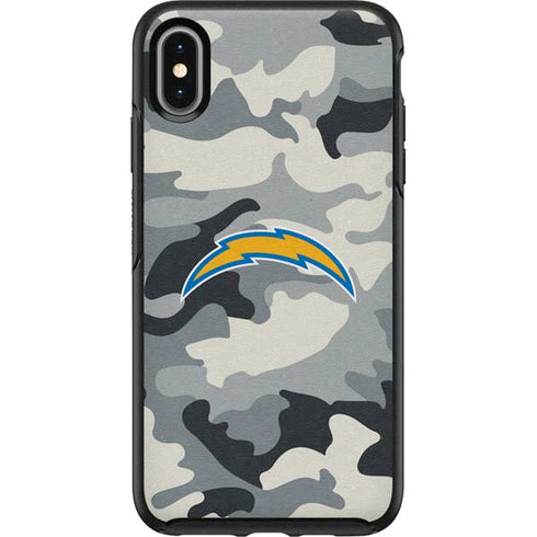 NFL Los Angeles Chargers Camo Otterbox Symmetry iPhone Skin