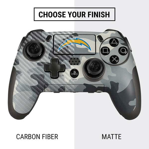 NFL Los Angeles Chargers Camo PlayStation Scuf Vantage 2 Controller Skin