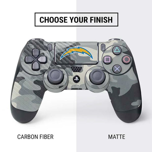 NFL Los Angeles Chargers Camo PS4 Controller Skin