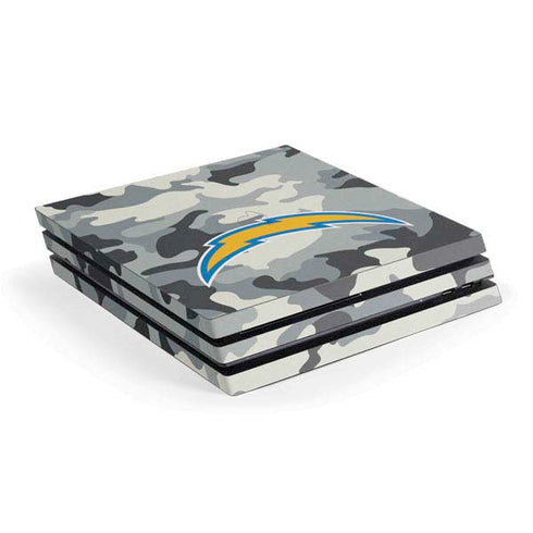 NFL Los Angeles Chargers Camo PS4 Pro Console Skin