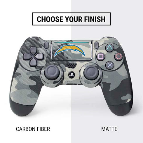 NFL Los Angeles Chargers Camo PS4 Slim Bundle Skin