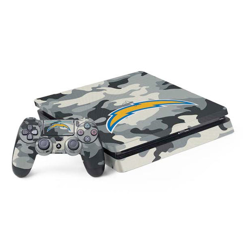 NFL Los Angeles Chargers Camo PS4 Slim Bundle Skin