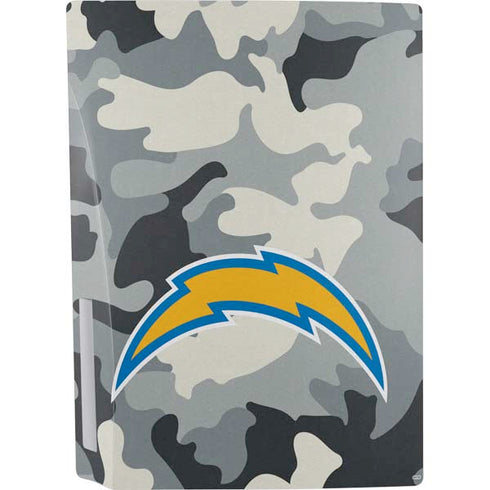 NFL Los Angeles Chargers Camo PS5 Bundle Skin