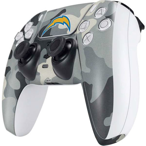 NFL Los Angeles Chargers Camo PS5 Controller Skin