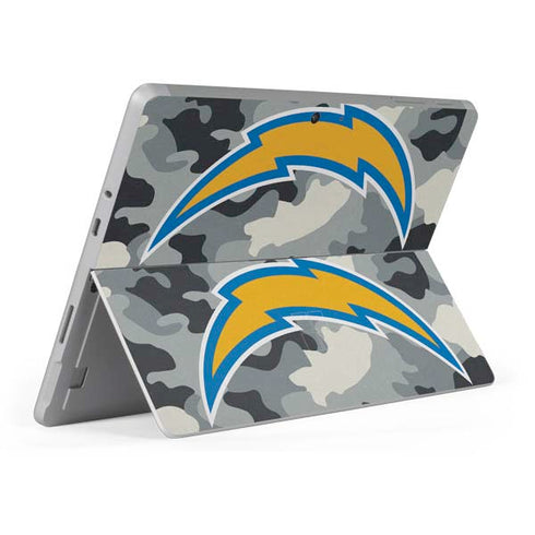 NFL Los Angeles Chargers Camo Surface Go Skin